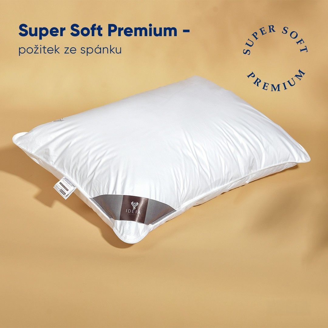 Antialergenn&iacute; pol&scaron;t&aacute;ř Super Soft Premium &ndash; alternativa labut&iacute;ho peř&iacute; 50&times;70 cm 8-11637 foto