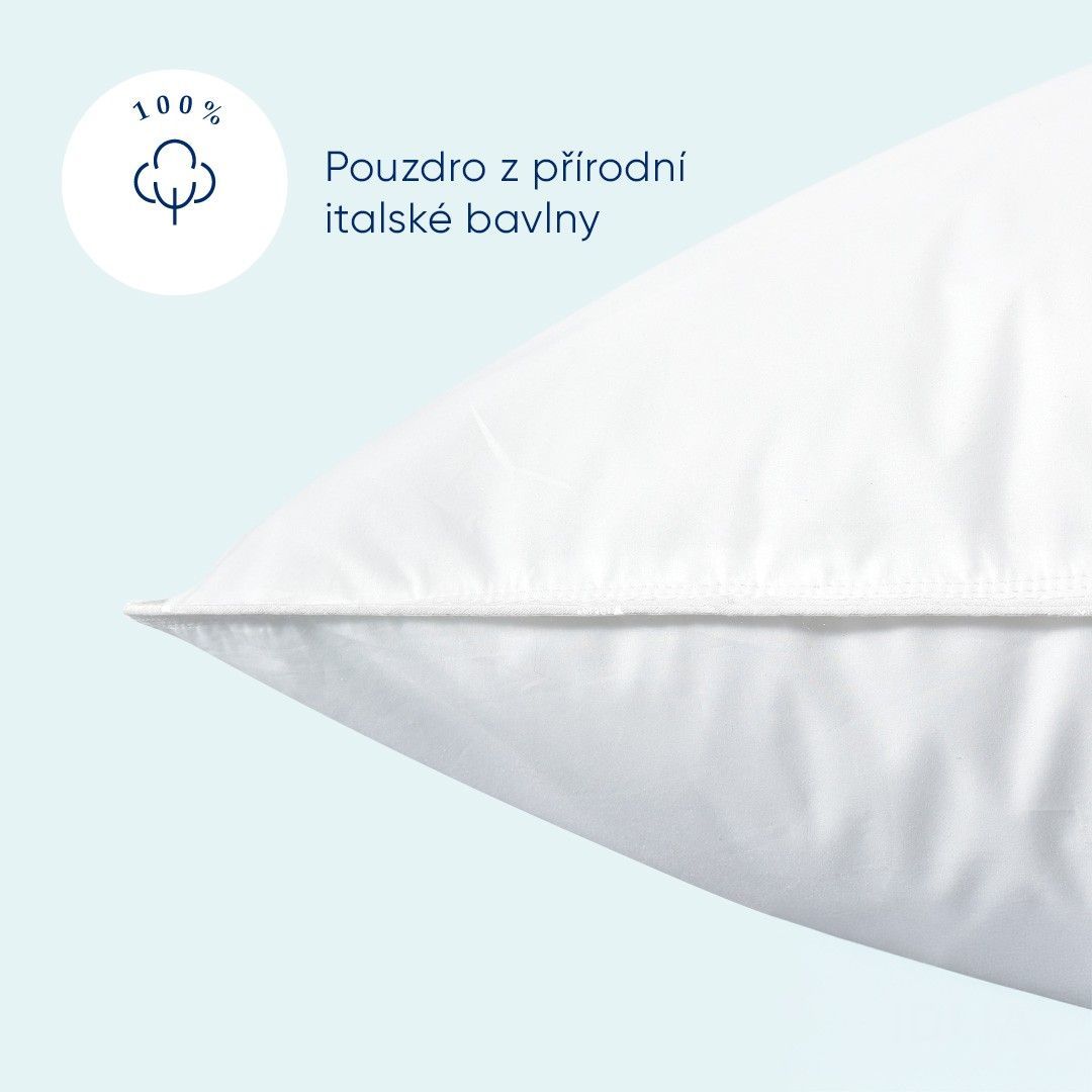 Antialergenn&iacute; pol&scaron;t&aacute;ř Super Soft Premium &ndash; alternativa labut&iacute;ho peř&iacute; 50&times;70 cm 8-11637 foto